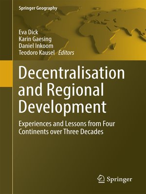 cover image of Decentralisation and Regional Development